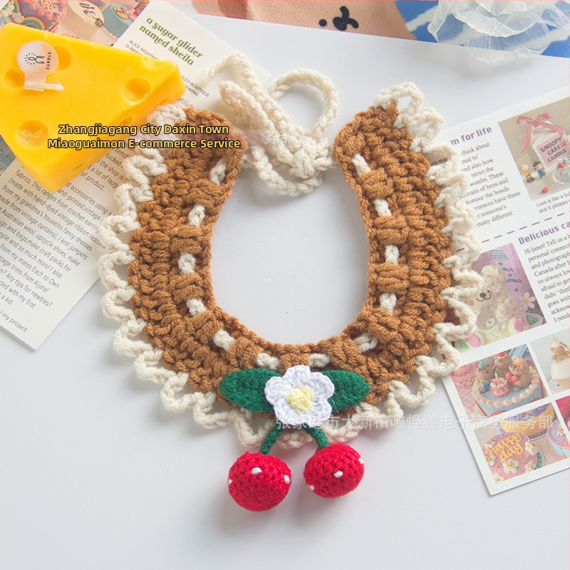 Κασκόλ από μαλλί για κατοικίδια (γάτες και μικρά σκυλιά) – γενική χρήση, τέσσερις εποχές