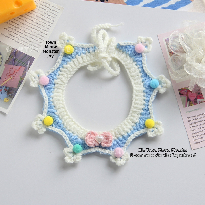 Κασκόλ από μαλλί για κατοικίδια (γάτες και μικρά σκυλιά) – γενική χρήση, τέσσερις εποχές