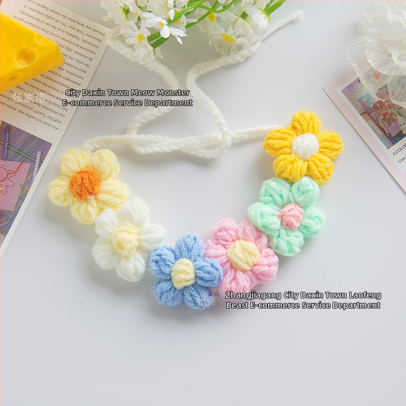 Κασκόλ από μαλλί για κατοικίδια (γάτες και μικρά σκυλιά) – γενική χρήση, τέσσερις εποχές