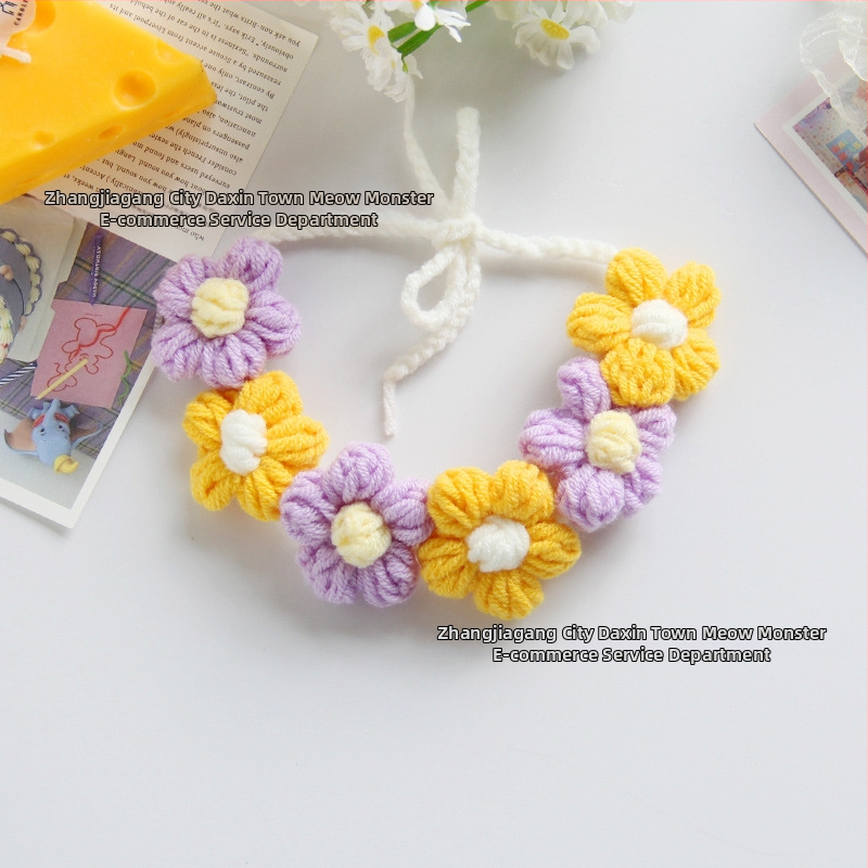 Κασκόλ από μαλλί για κατοικίδια (γάτες και μικρά σκυλιά) – γενική χρήση, τέσσερις εποχές