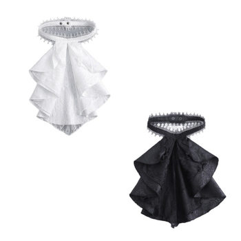 Chiffon vékony ing-nyak kendő, palota stílus, egyszínű minta, bélés chiffon, őszi 2025