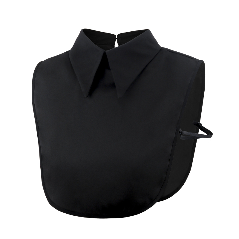 Női chiffon alapblúz csipkés, csúcsos gallérral, egy méret, 2023 tavasz