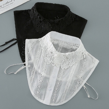 Guler fals pentru femei — material din bumbac, căptușeală din bumbac, brand Huan Ying, ambalaj independent, Primăvara 2023