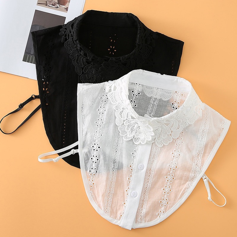 Guler fals pentru femei — material din bumbac, căptușeală din bumbac, brand Huan Ying, ambalaj independent, Primăvara 2023