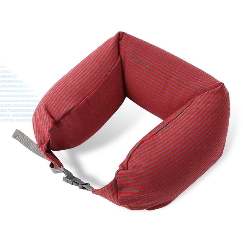 Ανατομικό μαξιλάρι αυχένα ταξιδιού σε σχήμα U με γέμισμα από κόκκους αφρού, ελαφρύ, ιαπωνικού στυλ, μοντέρνο μινιμαλιστικό σχέδιο