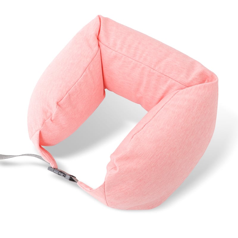 Ανατομικό μαξιλάρι αυχένα ταξιδιού σε σχήμα U με γέμισμα από κόκκους αφρού, ελαφρύ, ιαπωνικού στυλ, μοντέρνο μινιμαλιστικό σχέδιο