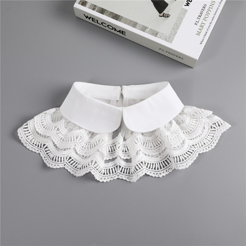 Ženska kap-bluza s lažnim ovratnikom, 100% poliester, warp-knit, ljeto