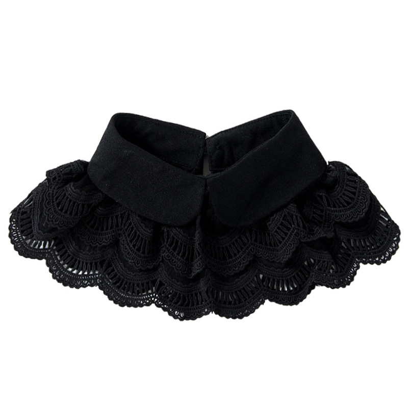 Ženska kap-bluza s lažnim ovratnikom, 100% poliester, warp-knit, ljeto