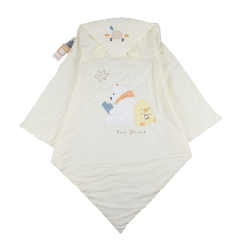 Păturică de înfășat pentru nou-născuți – bumbac, umplutură din fibră chimică, model cartoon, pentru primăvară-vară, pentru nou-născuți până la 1 an