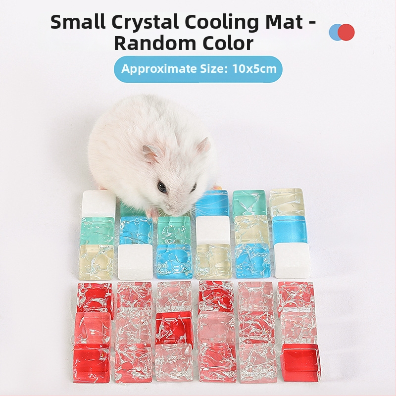 Covoraș de răcire pentru hamster – suprafață din marmură de sticlă pentru vară, accesorii pentru animale de companie
