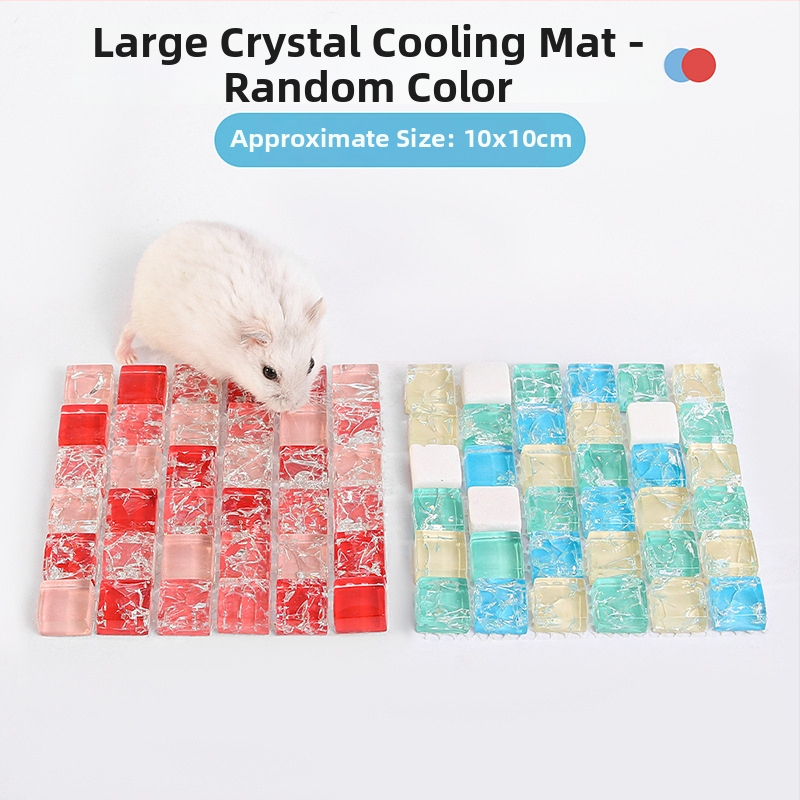 Covoraș de răcire pentru hamster – suprafață din marmură de sticlă pentru vară, accesorii pentru animale de companie
