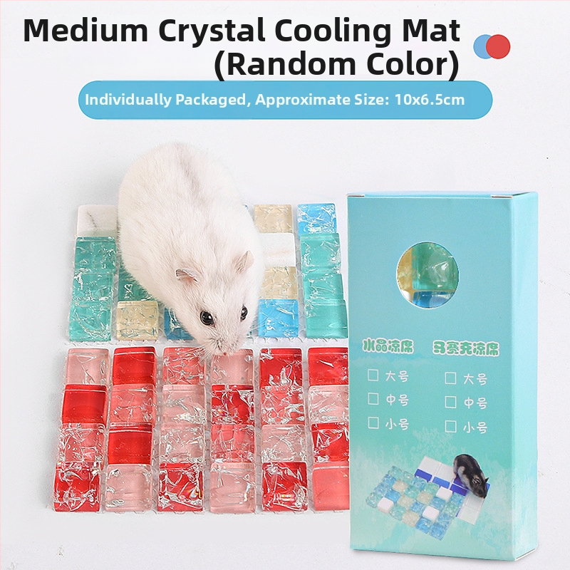 Covoraș de răcire pentru hamster – suprafață din marmură de sticlă pentru vară, accesorii pentru animale de companie