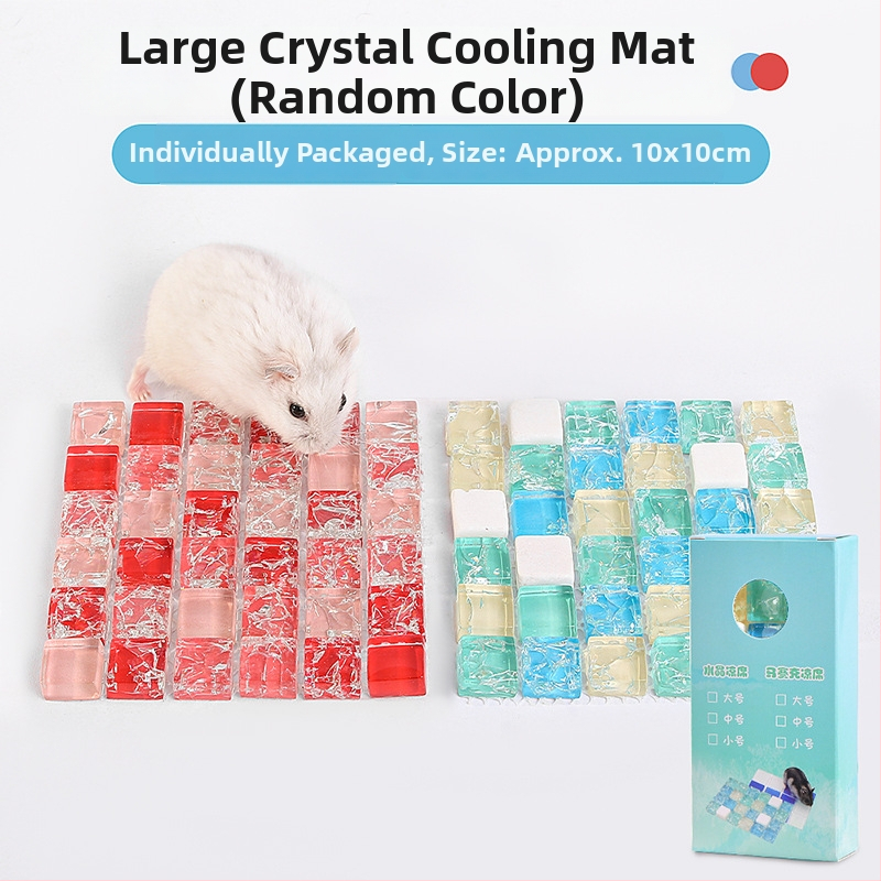 Covoraș de răcire pentru hamster – suprafață din marmură de sticlă pentru vară, accesorii pentru animale de companie