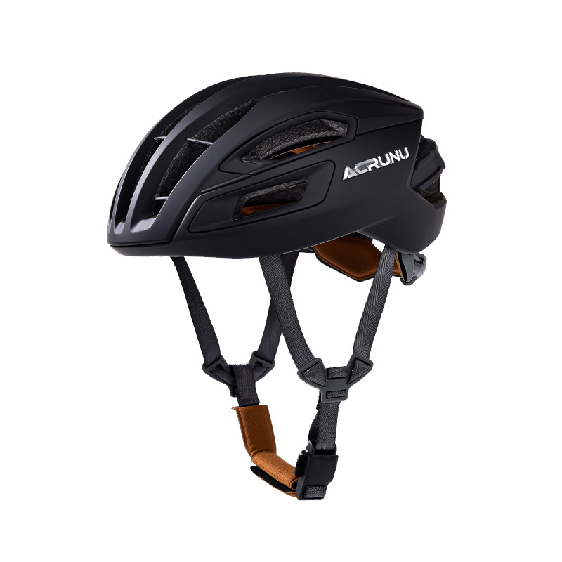 ACRUNU cască de ciclism, respirabilă, cu turnare integrată; Material: polycarbonate+EPS; Greutate: 285 g; Circumferința capului: 55–62 cm.