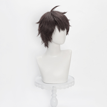 Cosplay paróka férfiaknak, anime cosplay stílus, magas hőálló rostok, festhető és permelhető, arckontúr módosítása