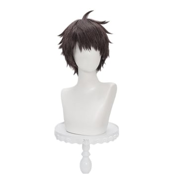 Cosplay paróka férfiaknak, anime cosplay stílus, magas hőálló rostok, festhető és permelhető, arckontúr módosítása