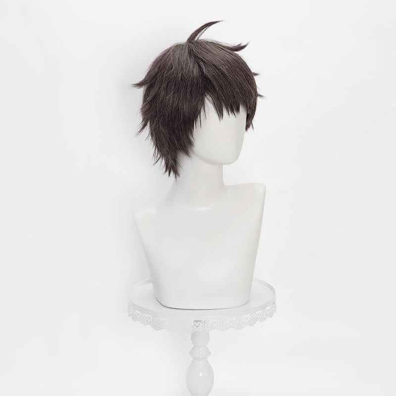 Cosplay paróka férfiaknak, anime cosplay stílus, magas hőálló rostok, festhető és permelhető, arckontúr módosítása