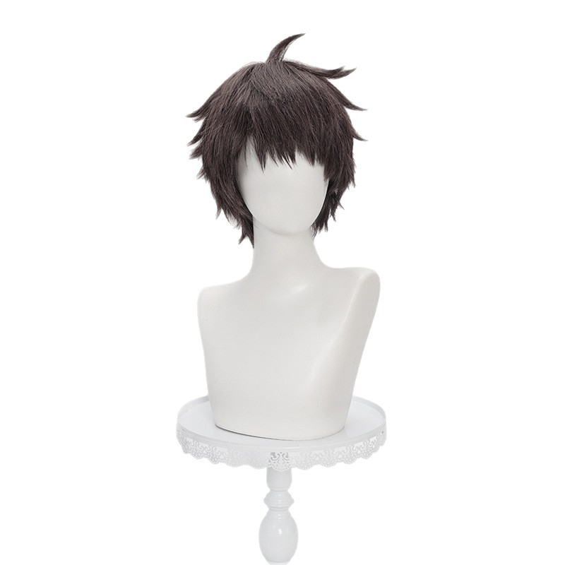 Cosplay paróka férfiaknak, anime cosplay stílus, magas hőálló rostok, festhető és permelhető, arckontúr módosítása