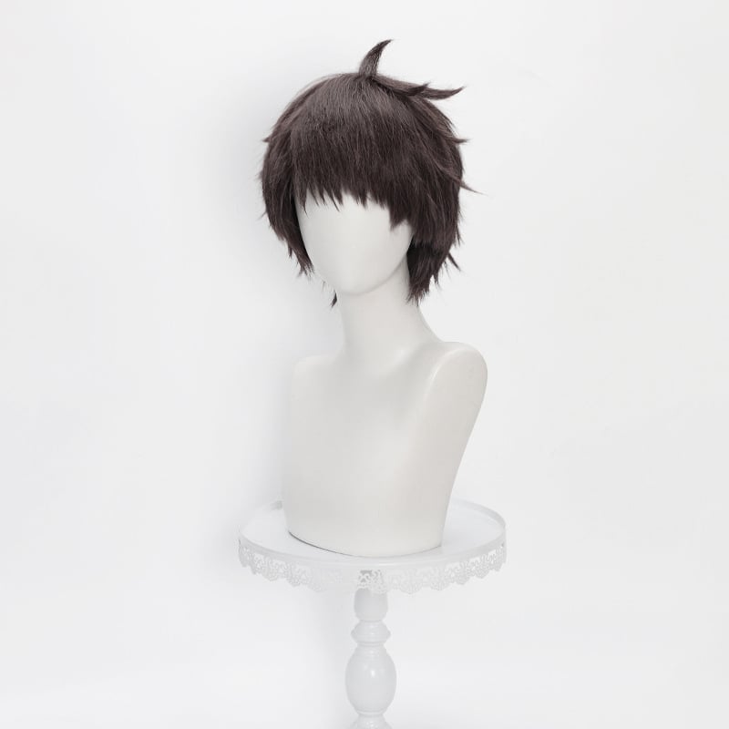Cosplay paróka férfiaknak, anime cosplay stílus, magas hőálló rostok, festhető és permelhető, arckontúr módosítása