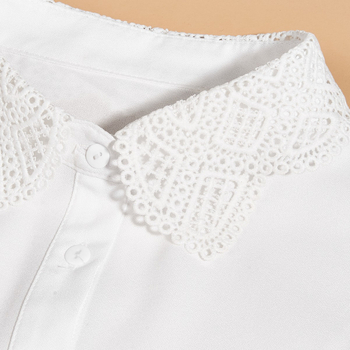 Čipkasti lažni ovratnik za džempere i hoodice — brend Spring color, materijal: sunshine hemp, sezona: proljeće 2025, za odrasle