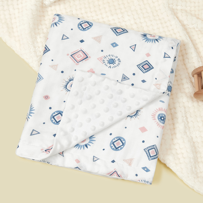 Dječja swaddle deka od bambusovih vlakana za jesen-zimu, uzorak crtani, za novorođenčad (0–12 mjeseci)