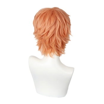 MCOSER cosplay paróka, modell WIG-765A, hőálló szálú anyagból, festhető, férfiaknak, anime karakter stílus