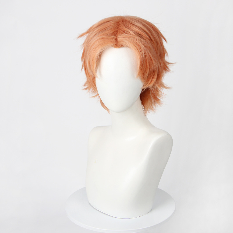 MCOSER cosplay paróka, modell WIG-765A, hőálló szálú anyagból, festhető, férfiaknak, anime karakter stílus