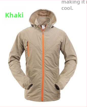 Για άνδρες και γυναίκες σετ εξωτερικού χώρου με γρήγορο στέγνωμα – διαπνέον νάιλον, αδιάβροχο και UV προστασία, μονόχρωμο σχέδιο, κατάλληλο για πεζοπορία, ορειβασία, ψάρεμα, τρέξιμο και ποδηλασία (Άνοιξη–Καλοκαίρι–Φθινόπωρο)