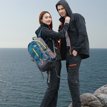 Για άνδρες και γυναίκες σετ εξωτερικού χώρου με γρήγορο στέγνωμα – διαπνέον νάιλον, αδιάβροχο και UV προστασία, μονόχρωμο σχέδιο, κατάλληλο για πεζοπορία, ορειβασία, ψάρεμα, τρέξιμο και ποδηλασία (Άνοιξη–Καλοκαίρι–Φθινόπωρο)