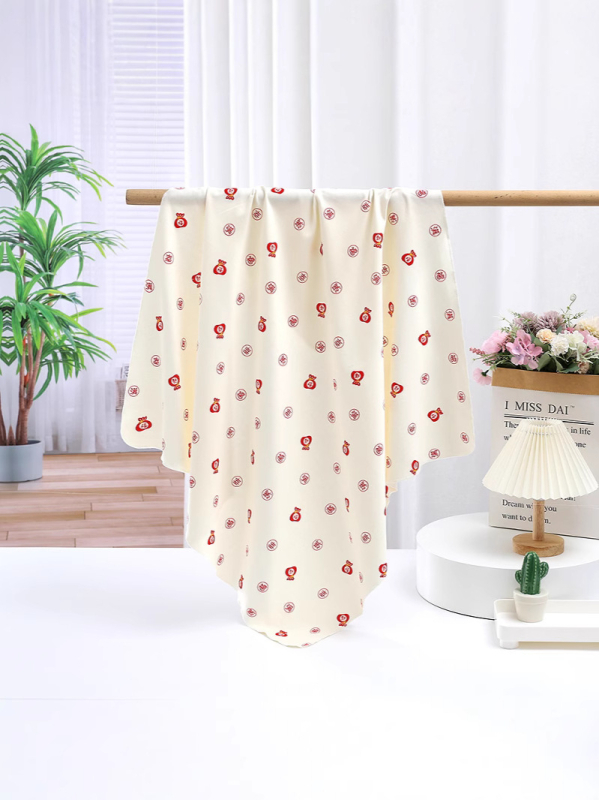 Love and Music Dječja swaddle deka od 100% pamuka - Klasa A, Uzorak životinja
