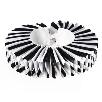 Prugasta choker ogrlica, francuski retro stil, poliester tkanina s podstavom, unisex odrasli, jesen 2025