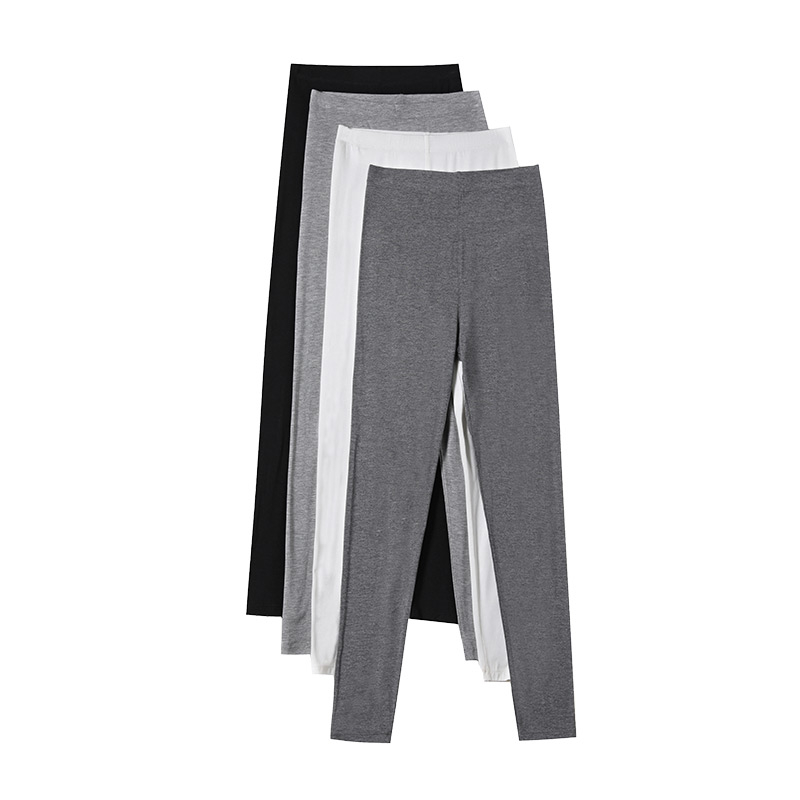 Ženske leggings od Modal vlakana, tanko, skraćena duljina, uski kroj, jednostavna boja