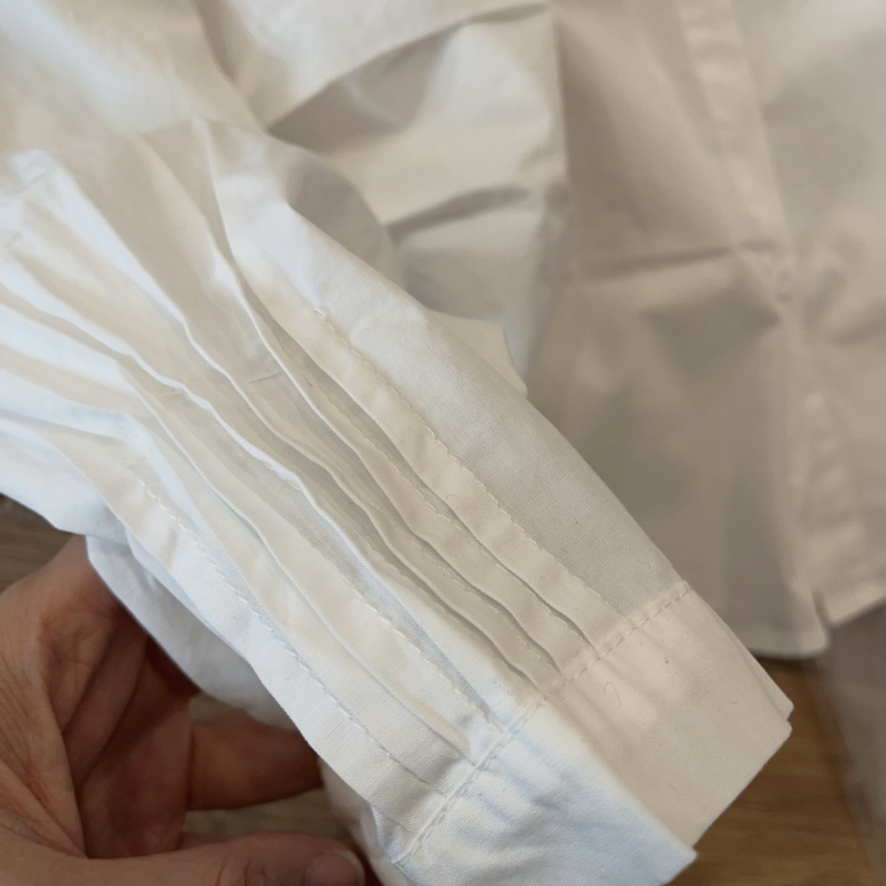 Košula s polo ovratnikom, Raglan dugi rukavi, kopčanje u jednom redu, mekani pamuk-satenski materijal (95%+ pamuka), japansko-korejski casual stil, regularna krojenje - 12376