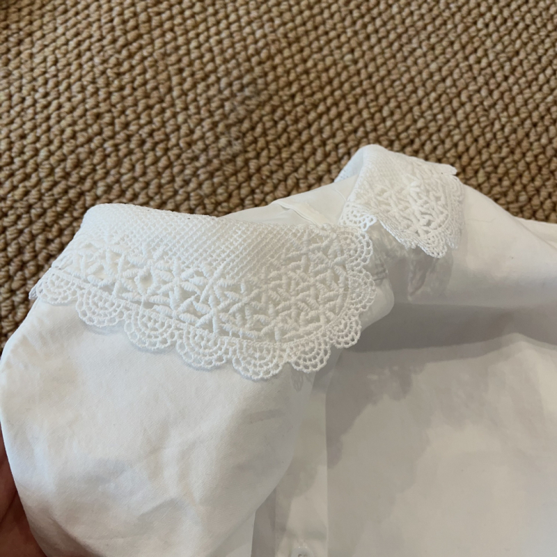 Košula s polo ovratnikom, Raglan dugi rukavi, kopčanje u jednom redu, mekani pamuk-satenski materijal (95%+ pamuka), japansko-korejski casual stil, regularna krojenje - 12376