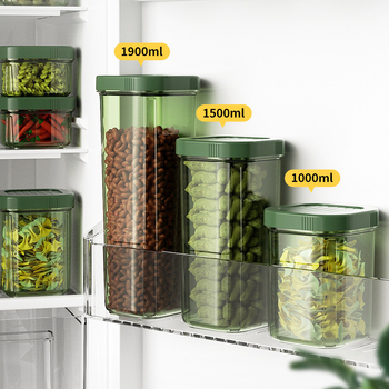 Modi Source műanyag négyszögletes élelmiszertároló, 800–1000 ml, testreszabható