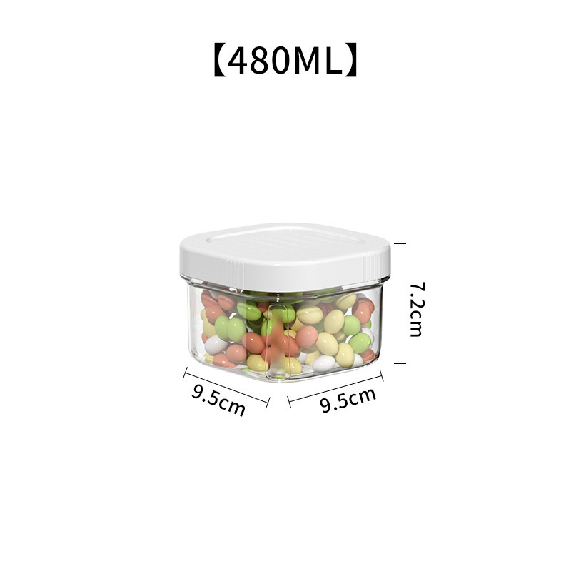 Modi Source műanyag négyszögletes élelmiszertároló, 800–1000 ml, testreszabható