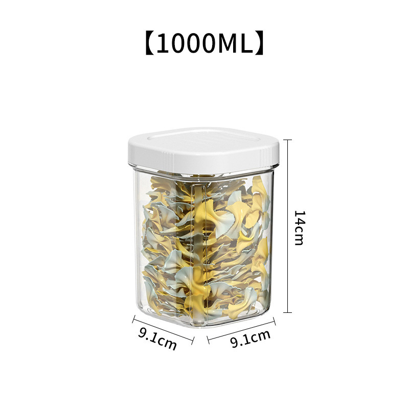 Modi Source műanyag négyszögletes élelmiszertároló, 800–1000 ml, testreszabható