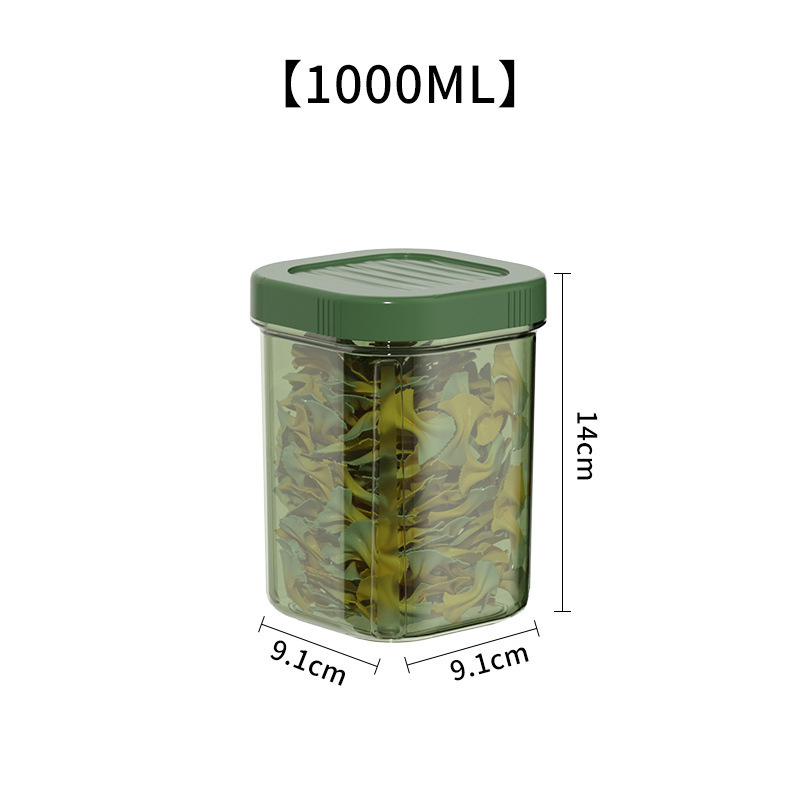Modi Source műanyag négyszögletes élelmiszertároló, 800–1000 ml, testreszabható