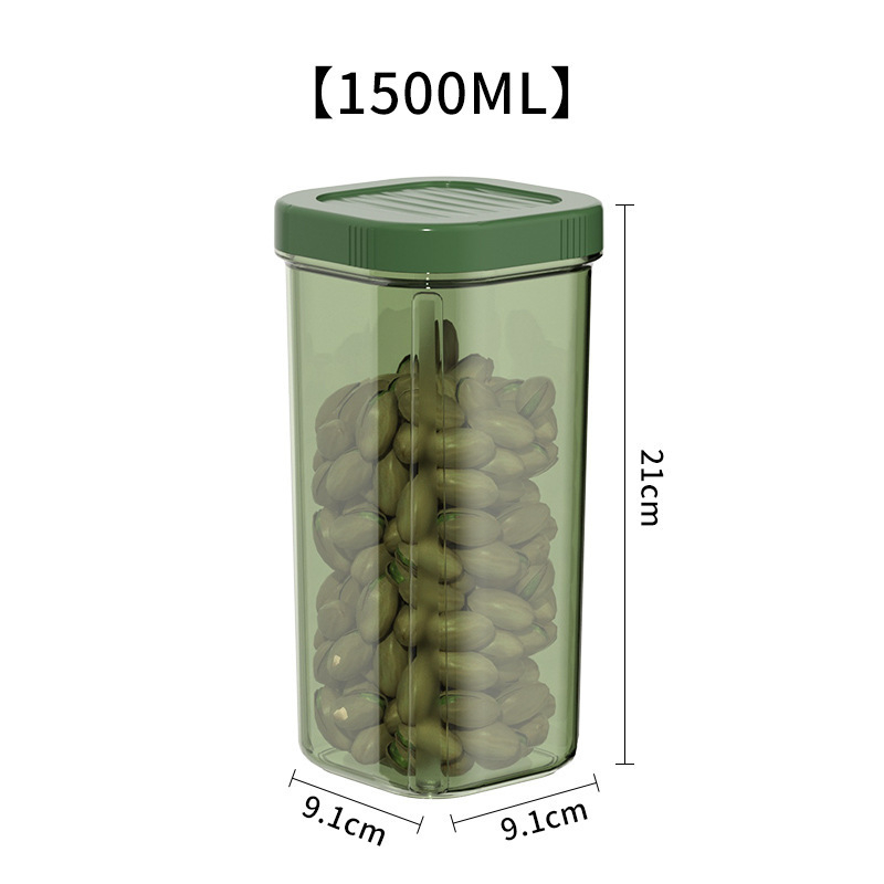 Modi Source műanyag négyszögletes élelmiszertároló, 800–1000 ml, testreszabható