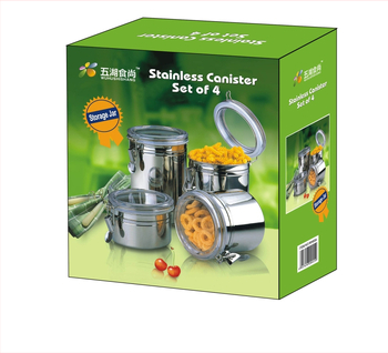 Rozsdamentes acél tömített tárolóedény, kerek formájú, 1–2 L kapacitás, nyomtatott logóval