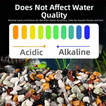 Podklad pre akvárium: riečny štrk, Nílu piesok a prirodzený dažďový les krajinotvorný piesok | Materiály: štrk, pískovec, kamienky, dolomit | Tvar: nepravidelný