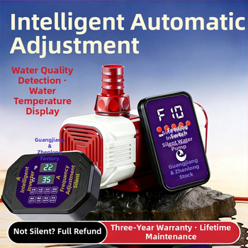 Merülő szivattyú halastóhoz AI intelligens vezérléssel és változtatható frekvenciával, keringés és szűrés, csendes működés