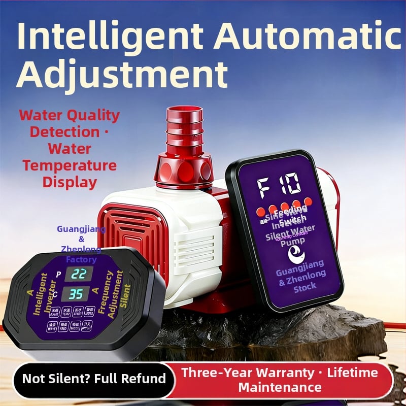 Merülő szivattyú halastóhoz AI intelligens vezérléssel és változtatható frekvenciával, keringés és szűrés, csendes működés