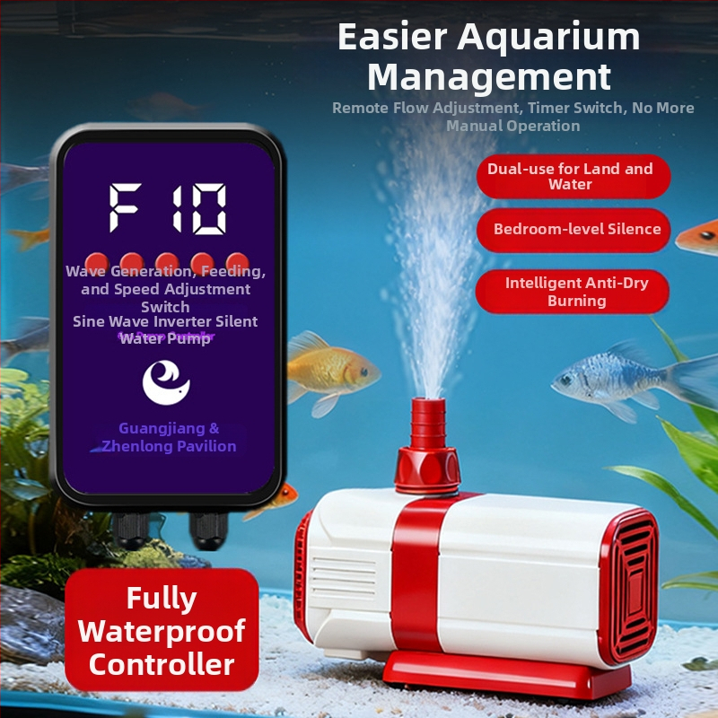 Merülő szivattyú halastóhoz AI intelligens vezérléssel és változtatható frekvenciával, keringés és szűrés, csendes működés