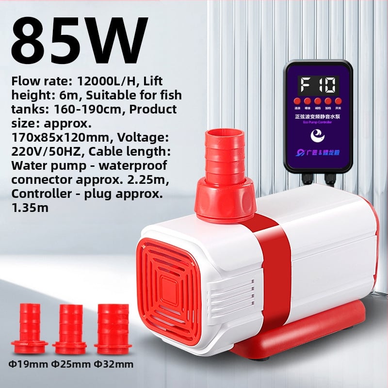 Merülő szivattyú halastóhoz AI intelligens vezérléssel és változtatható frekvenciával, keringés és szűrés, csendes működés