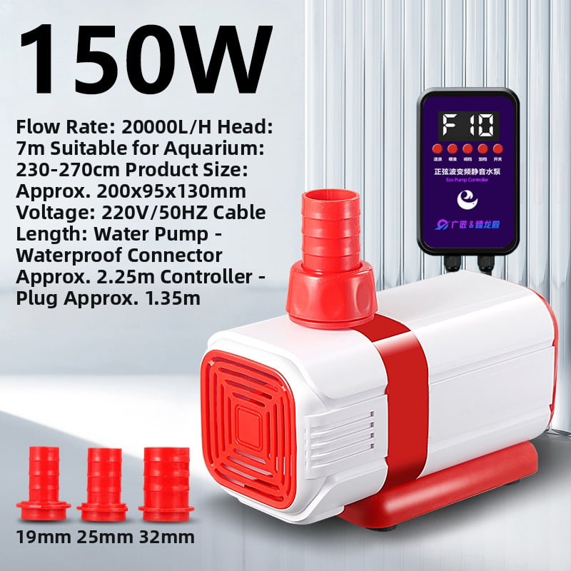 Merülő szivattyú halastóhoz AI intelligens vezérléssel és változtatható frekvenciával, keringés és szűrés, csendes működés