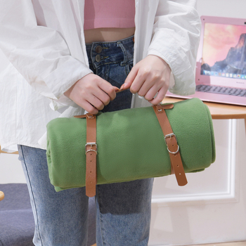 Fleece deka s geometrijskim uzorkom, poliester, 300–500 g, mogućnost tiskanja loga