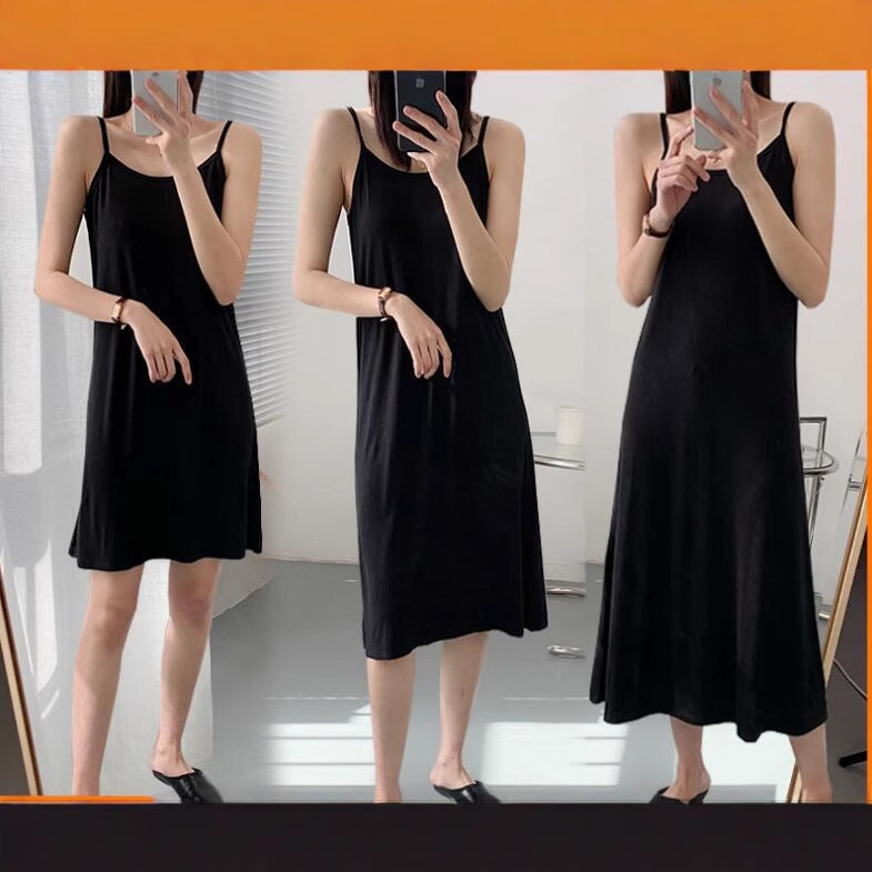 Haljina za dojenje s modalnom unutarnjom podstavom, jednobojna, srednje duljine A-linija kroj, pamuk-spandeks mješavina