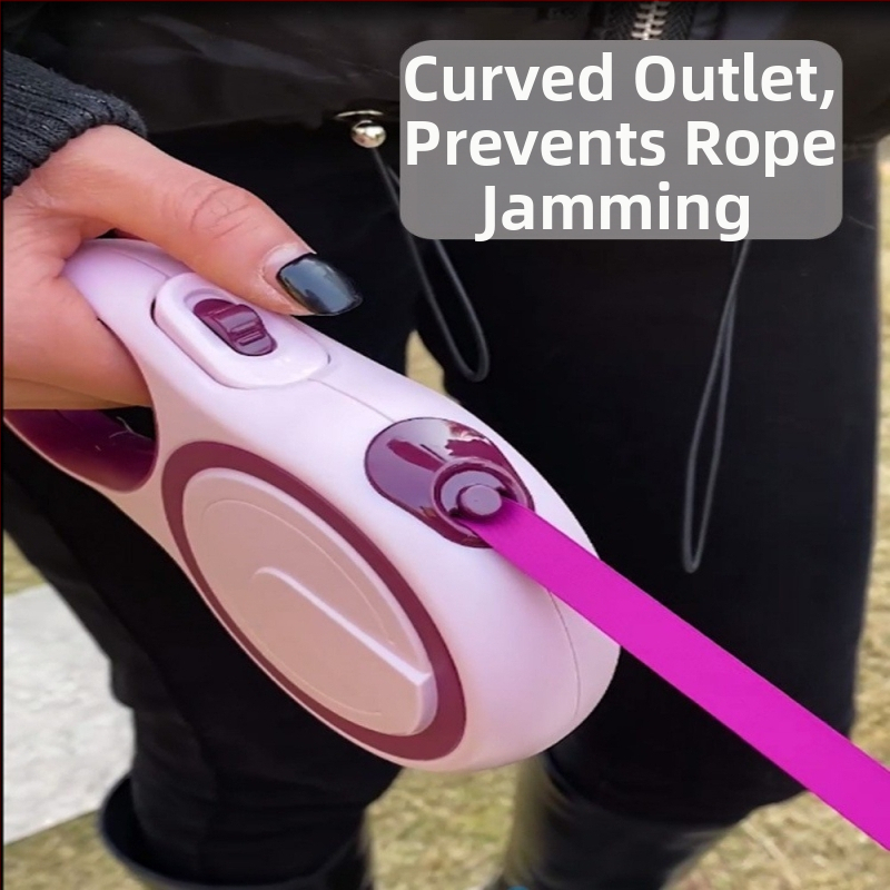 Lesă de câine telescopic automată cu frânghie retractabilă (Telescopic; Automat; Pentru câini; Frânghie)