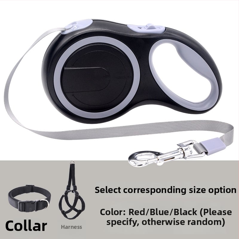 Lesă de câine telescopic automată cu frânghie retractabilă (Telescopic; Automat; Pentru câini; Frânghie)